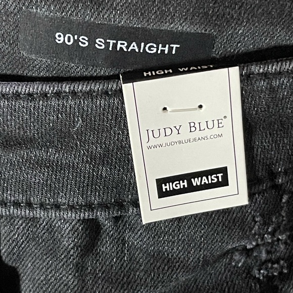 Judy Blue NWT - Rigid Front w/ Stretch Back, Black Denim, Size 13/31 - Picture 6 of 6